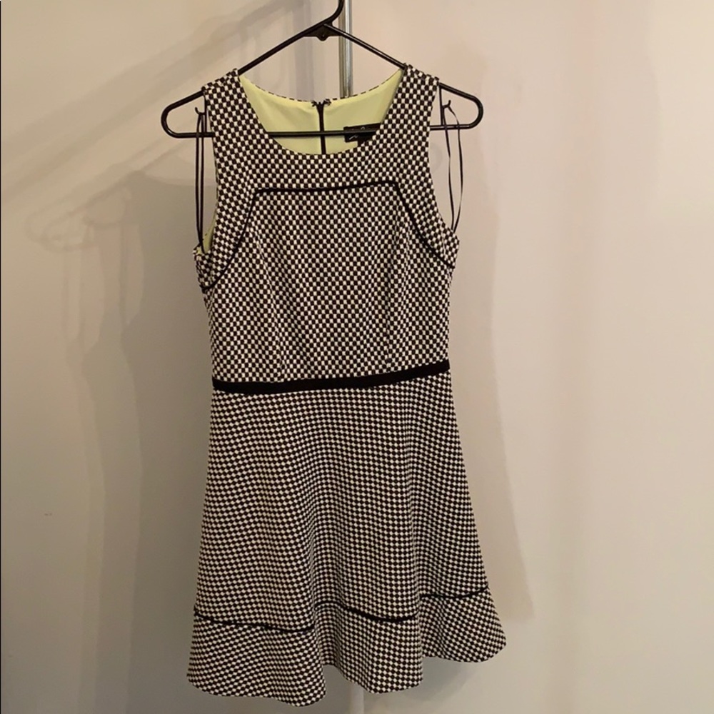 Black and white checkers dress- 4